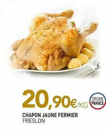 naturéO Chapon Jaune Fermier Freslon offre