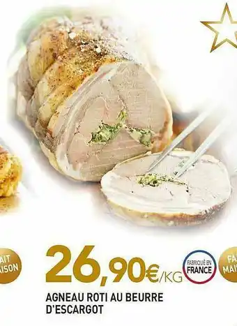 naturéO Agneau Rôti Au Beurre D'escargot offre