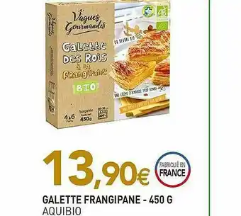 naturéO Galette Frangipane Aquibio - 450 G offre