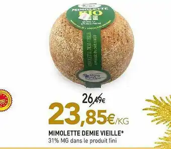 naturéO Mimolette Demie Vieille offre