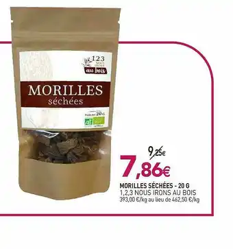 Morilles Séchées 1,2,3 Nous Irons Au Bois - 20g