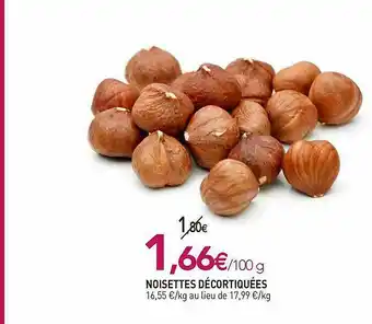 naturéO Noisettes Décortiquées offre