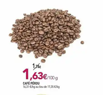 naturéO Café Pérou offre
