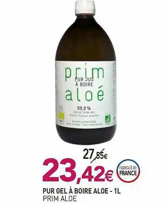 naturéO Pur Gel à Boire Aloé Prim Aloé - 1l offre