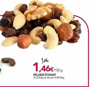 naturéO Mélange étudiant offre