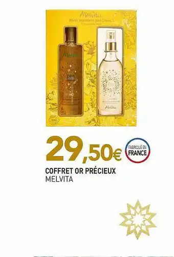 naturéO Coffret Or Précieux Melvita offre