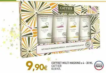 naturéO Coffret Multi Masking Cattier X4 - 30 Ml offre