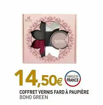 naturéO Coffret Vernis Fard à Paupière Boho Green offre