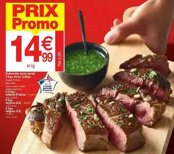 Entrecôte Semi-parée