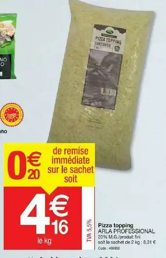 Pizza Topping Arla Professional