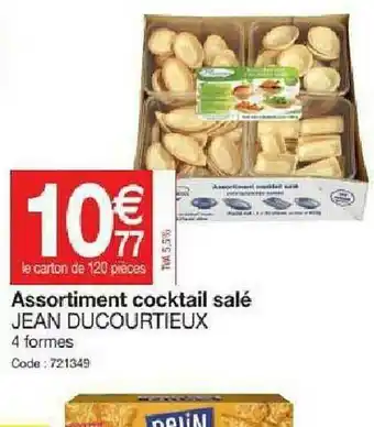 Promocash Assortiment Cocktail Salé Jean Ducourtieux offre