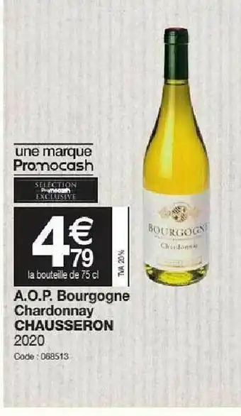 A.o.p. Bourgogne Chardonnay Chausseron 2020