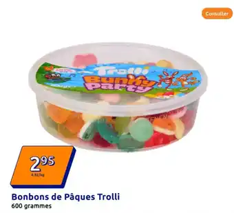 Action Bonbons de Pâques Trolli offre