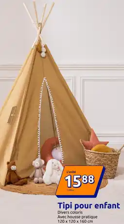 Action Tipi pour enfant offre