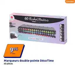 Action Marqueurs double-pointe DécoTime offre