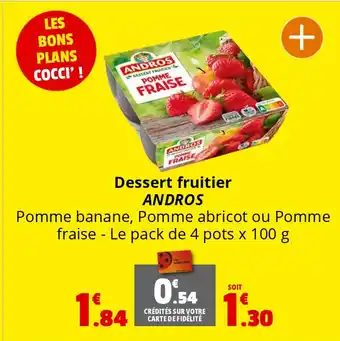 Coccimarket ANDROS Dessert fruitier offre