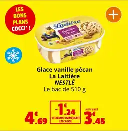 Coccimarket NESTLÉ Glace vanille pécan La Laitière offre