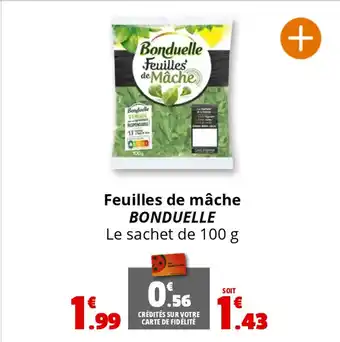 Coccimarket BONDUELLE Feuilles de mâche offre