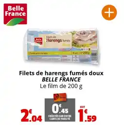 Coccimarket BELLE FRANCE  Filets de harengs fumés doux offre