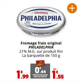 Coccimarket PHILADELPHIA Fromage frais original offre