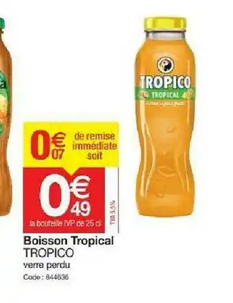 Boisson Tropical Tropico