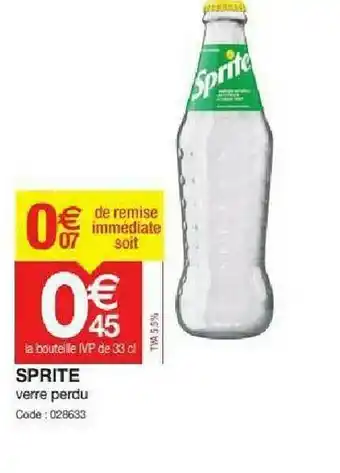 Promocash Sprite offre