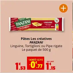 Coccimarket PANZANI Pâtes Les créatives offre