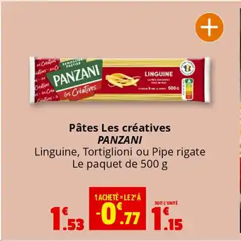 Coccimarket PANZANI Pâtes Les créatives offre