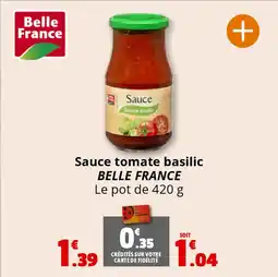 Coccimarket BELLE FRANCE Sauce tomate basilic offre