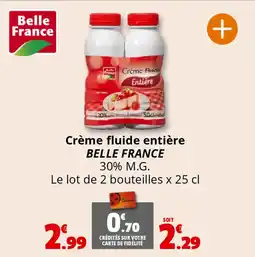 Coccimarket BELLE FRANCE Crème fluide entière offre