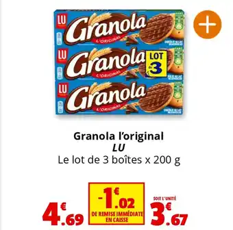 Coccimarket LU Granola l'original offre