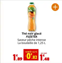 Coccimarket FUZETEA Thé noir glacé offre