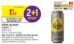 Intermarché Express LEFFE Bière blonde offre