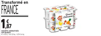 Intermarché Express TOP BUDGET Yaourts aromatisés offre