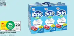 Intermarché Express LACTEL Lait uht demi-écrémé bk offre