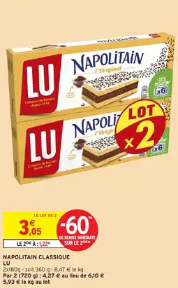 Intermarché Express LU Napolitain classique offre