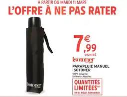 Intermarché Express ISOTONER Parapluie manuel offre