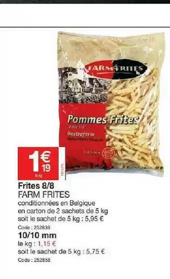 Frites 8-8 Farm Frites