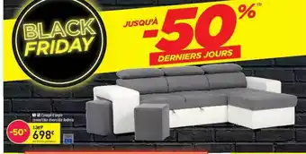 Conforama Canapé D'angle Convertible Résersible Andreia offre