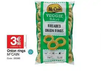 Promocash Onion Rings McCain offre