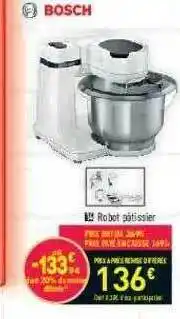 Conforama Robot Pâtissier Bosch offre