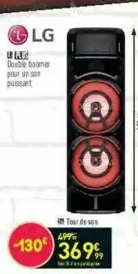 Conforama Tour De Son Lg offre
