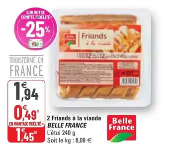 2 Friands à ka viande BELLE FRANCE
