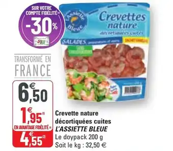 G20 Crevette nature décortiquées cuites offre