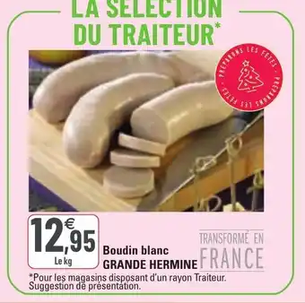 G20 Boudin blanc grande hermine offre