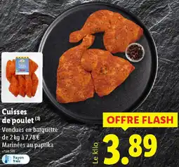 Lidl Cuisses de poulet offre