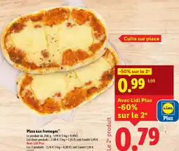 Lidl Pizza aux fromages offre