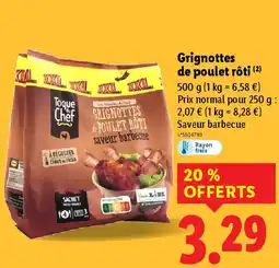 Lidl Grignottes de poulet rôti offre