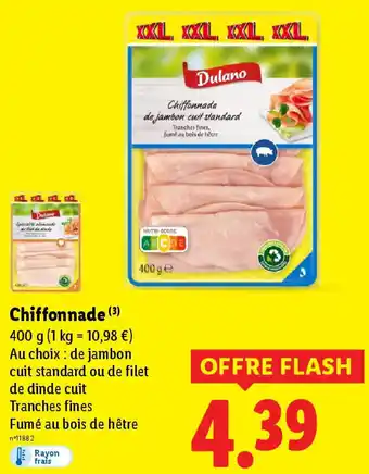 Lidl Chiffonnade offre