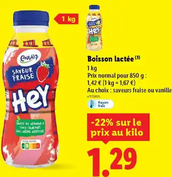 Lidl Boisson lactée offre
